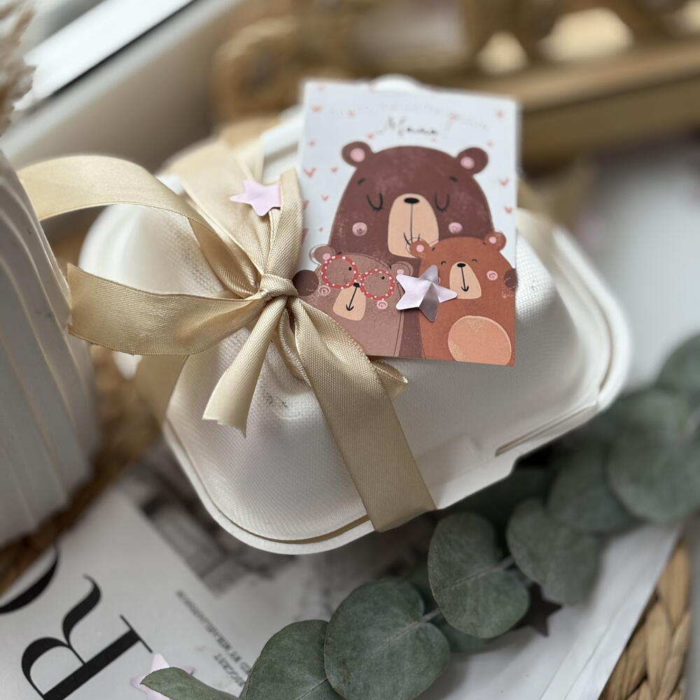 Бенто торт для мамы, любовь от детей бенто тортик для мамочки