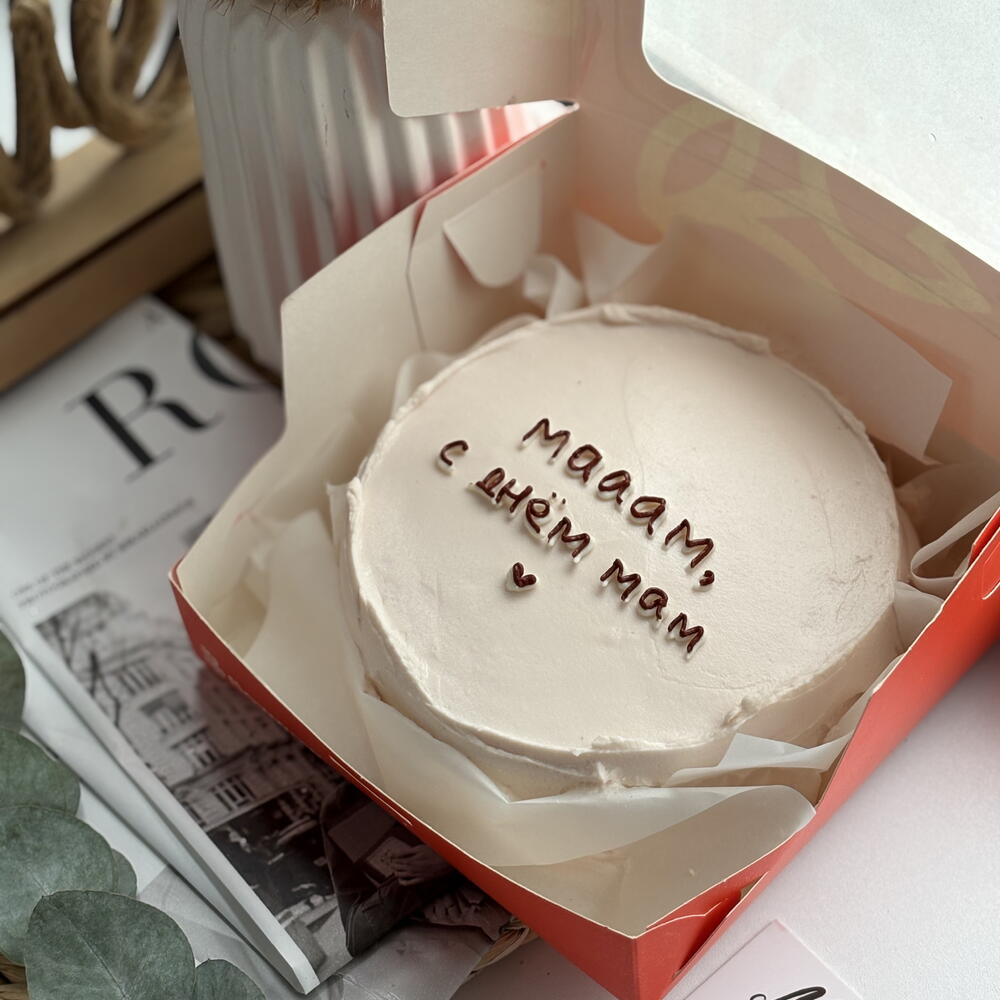 Бенто торт для мамы, любовь от детей бенто тортик для мамочки