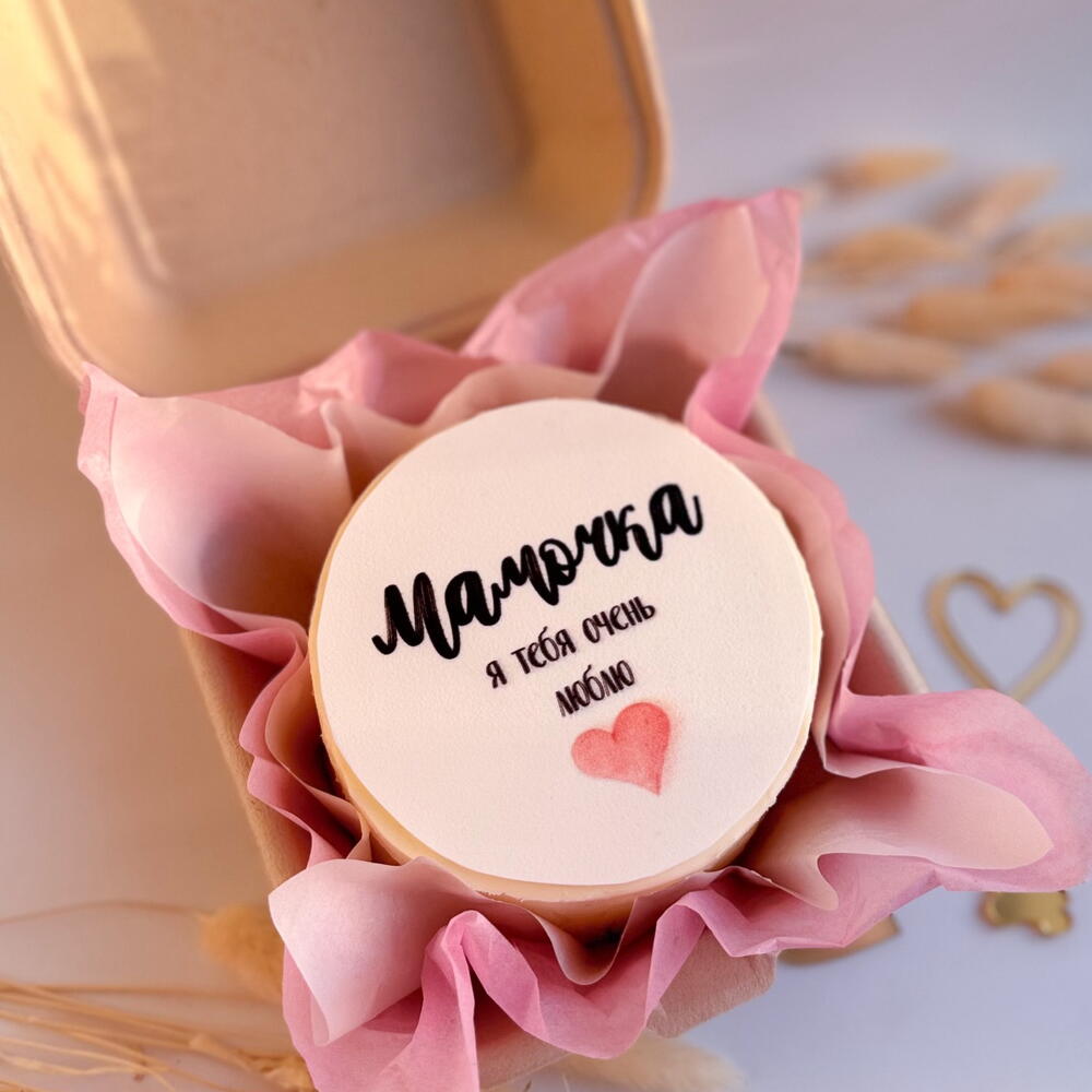 Бенто торт для мамы - Мамочка я тебя люблю