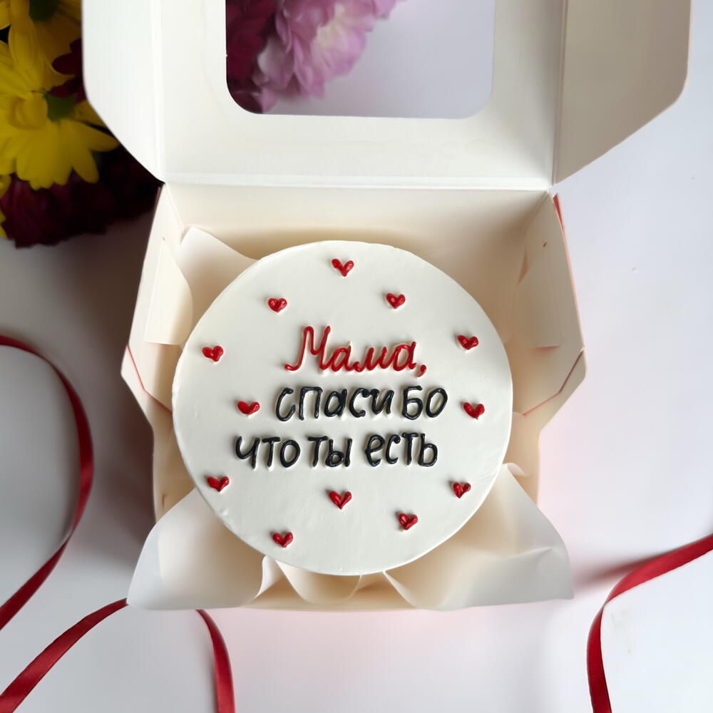 Бенто торт для мамы, мамочке , мамули «Мама , спасибо что ты есть»