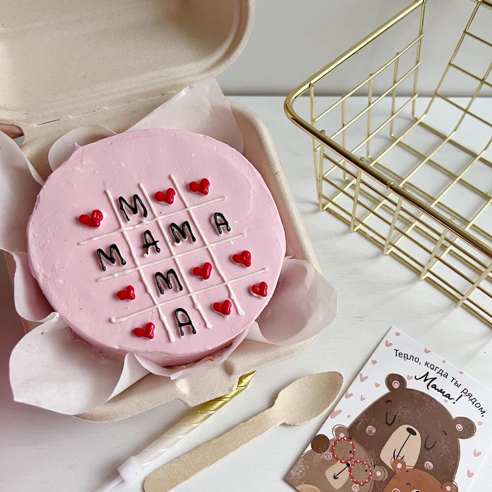 БЕНТО ТОРТ ДЛЯ МАМЫ / НА 8 МАРТА