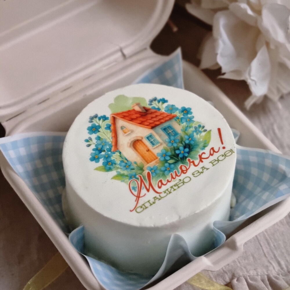 Бенто торт для мамы на день мамы м милой картинкой