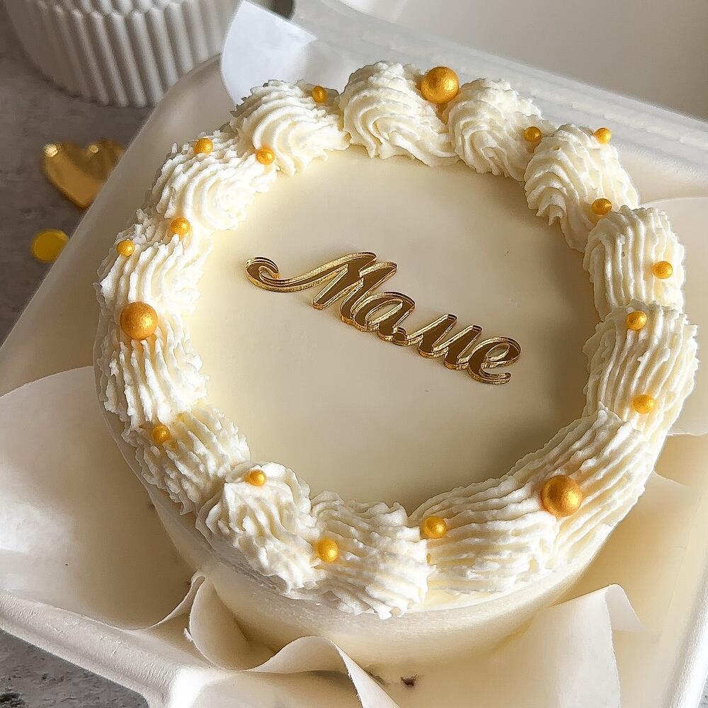 Бенто торт для мамы с топпером