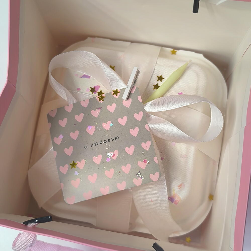 Бенто торт для мамы с ягодным оформлением, подарок на День Матери