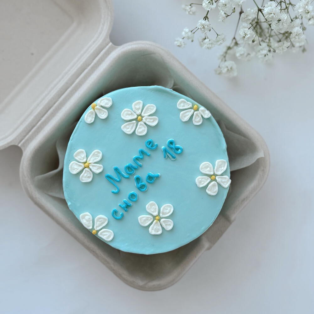 Бенто торт для мамы «снова 18»