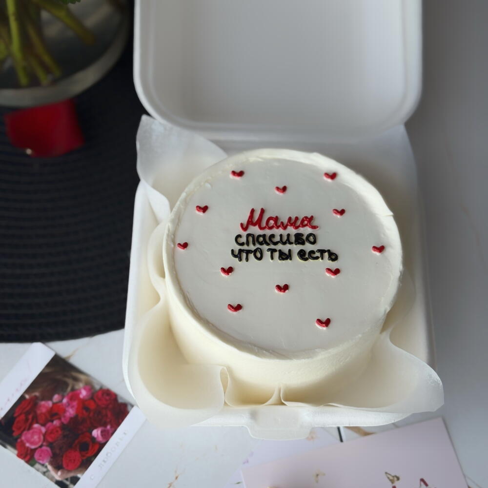 Бенто торт для мамы, спасибо что ты есть