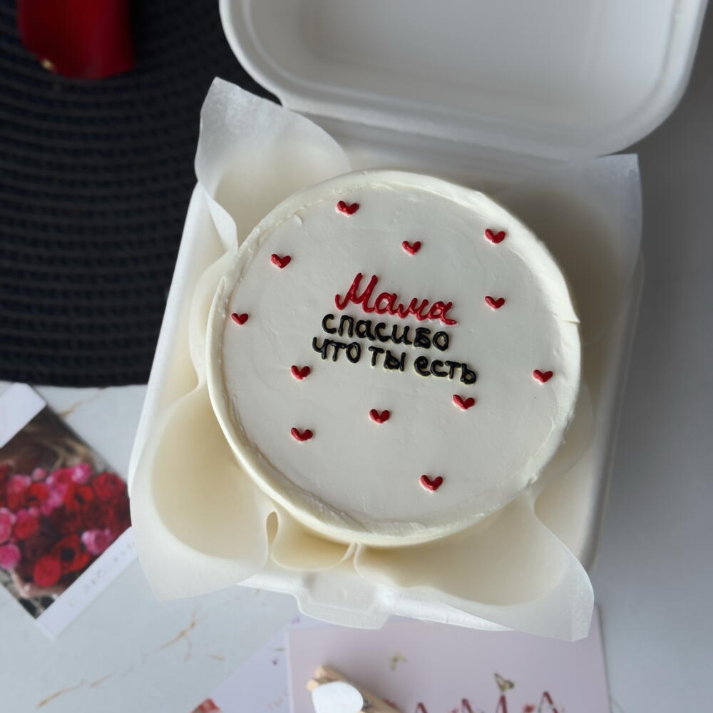 Бенто торт для мамы, спасибо что ты есть