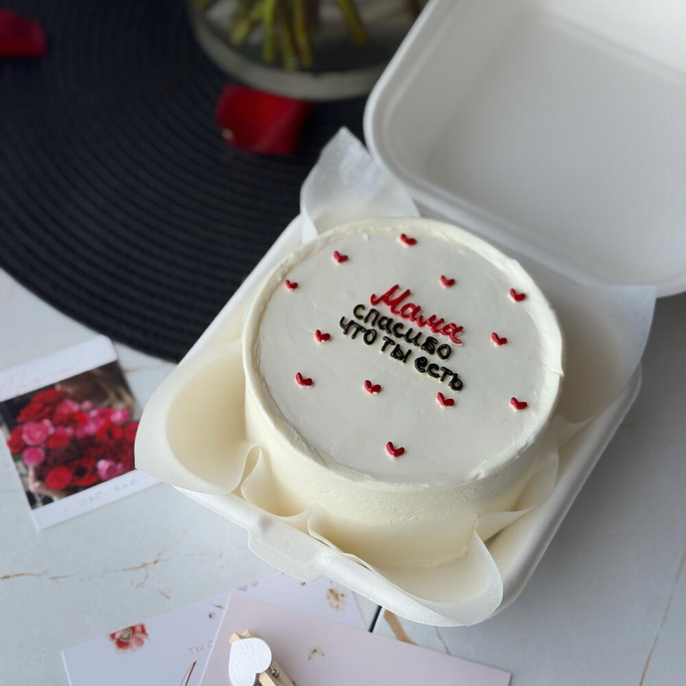 Бенто торт для мамы, спасибо что ты есть