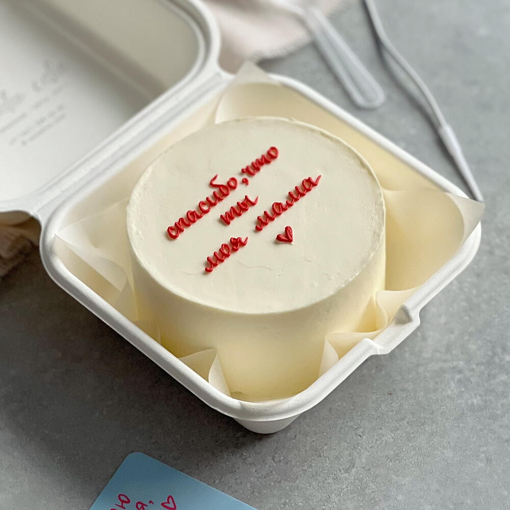 Бенто-торт для мамы «спасибо, что ты моя мама»