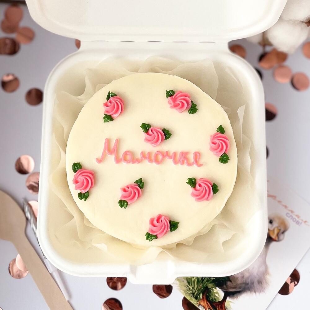 Бенто торт для мамы «Цветочки»