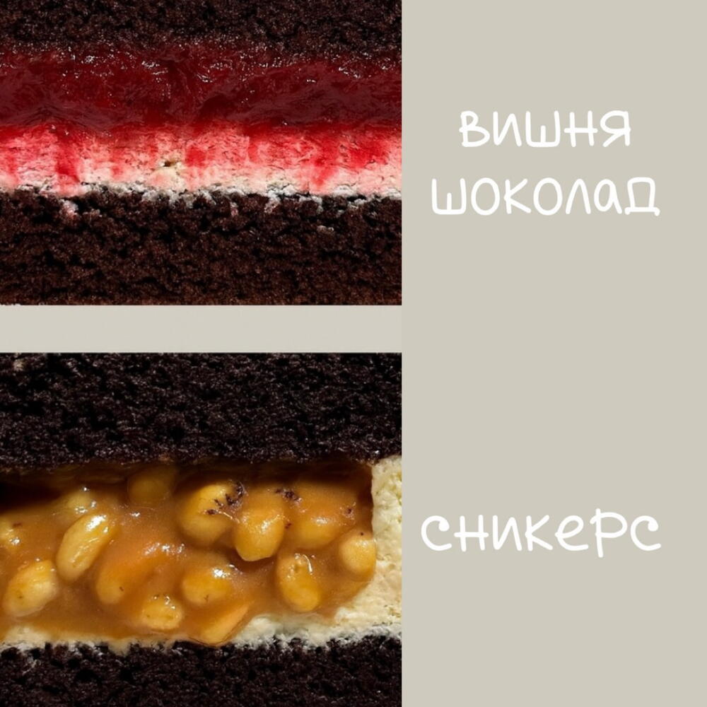 Бенто торт для мамы в стильном дизайне