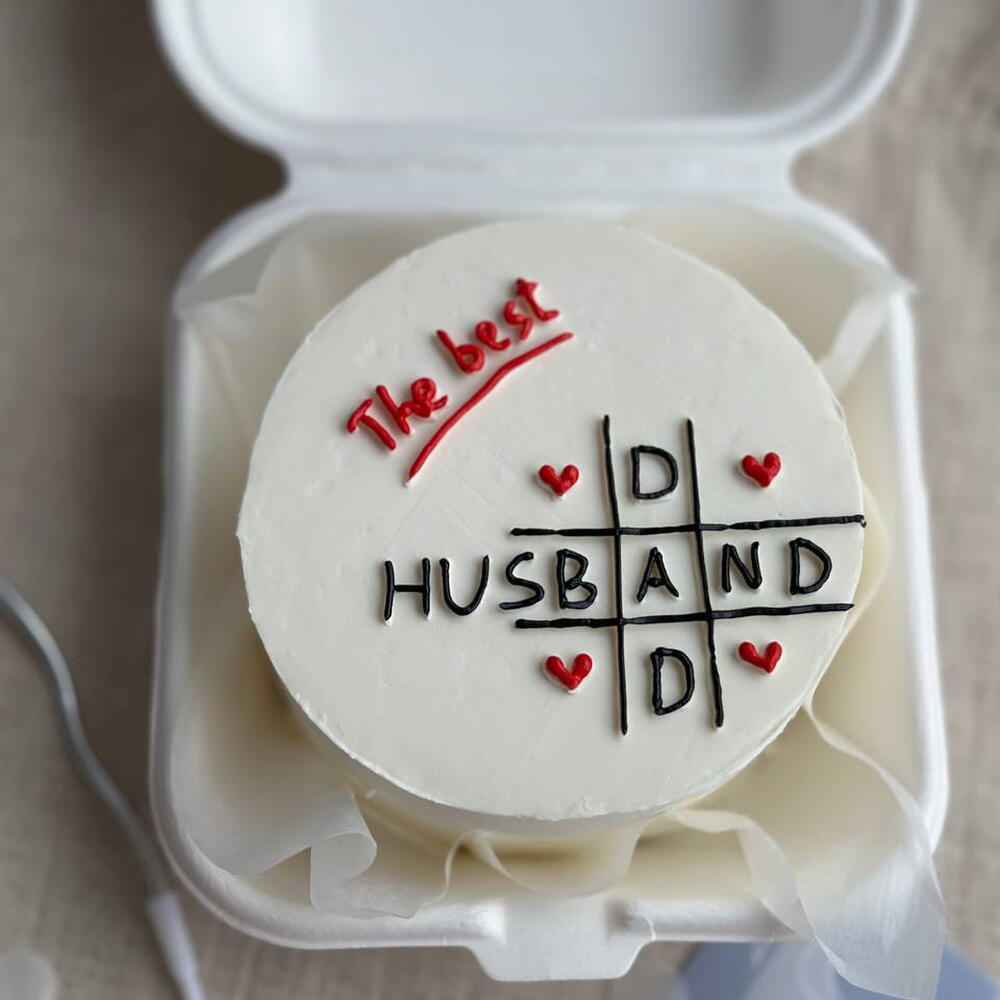 Бенто торт для мужа и отца