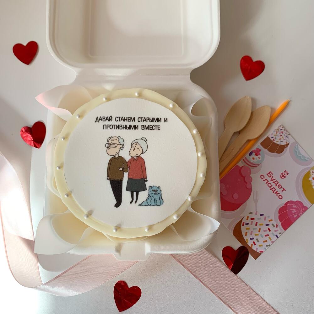 Бенто торт для мужа и жены