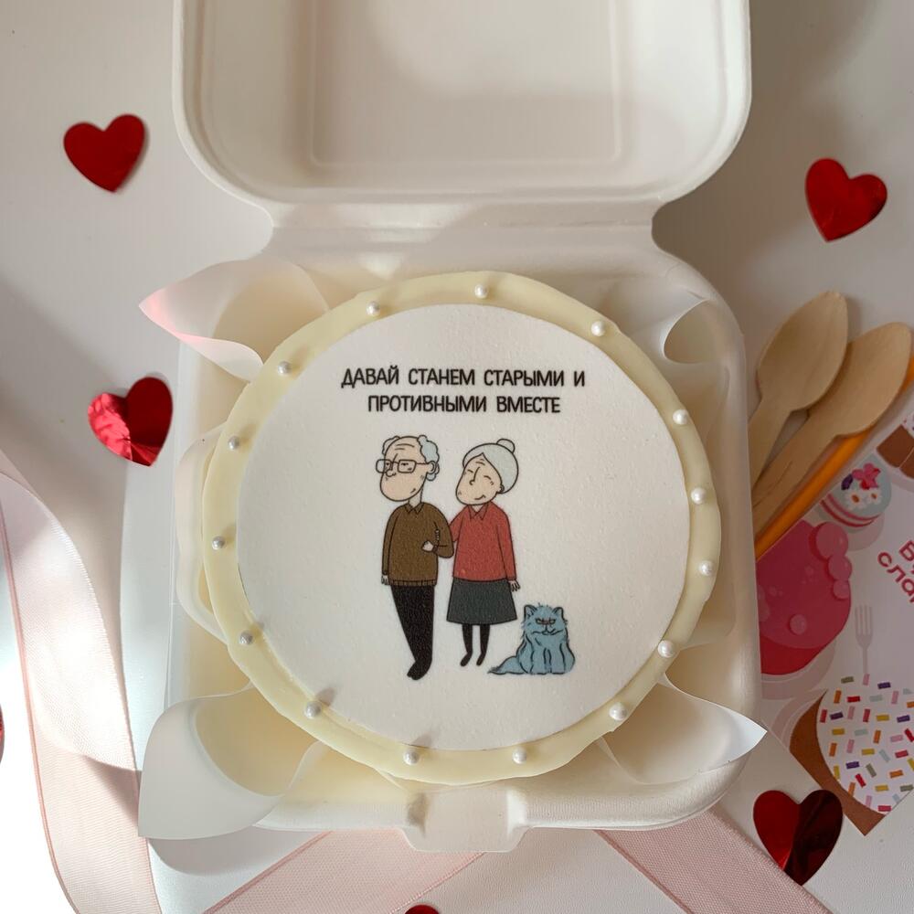 Бенто торт для мужа и жены