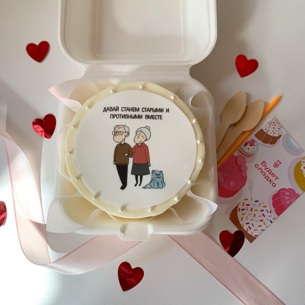 Бенто торт для мужа и жены