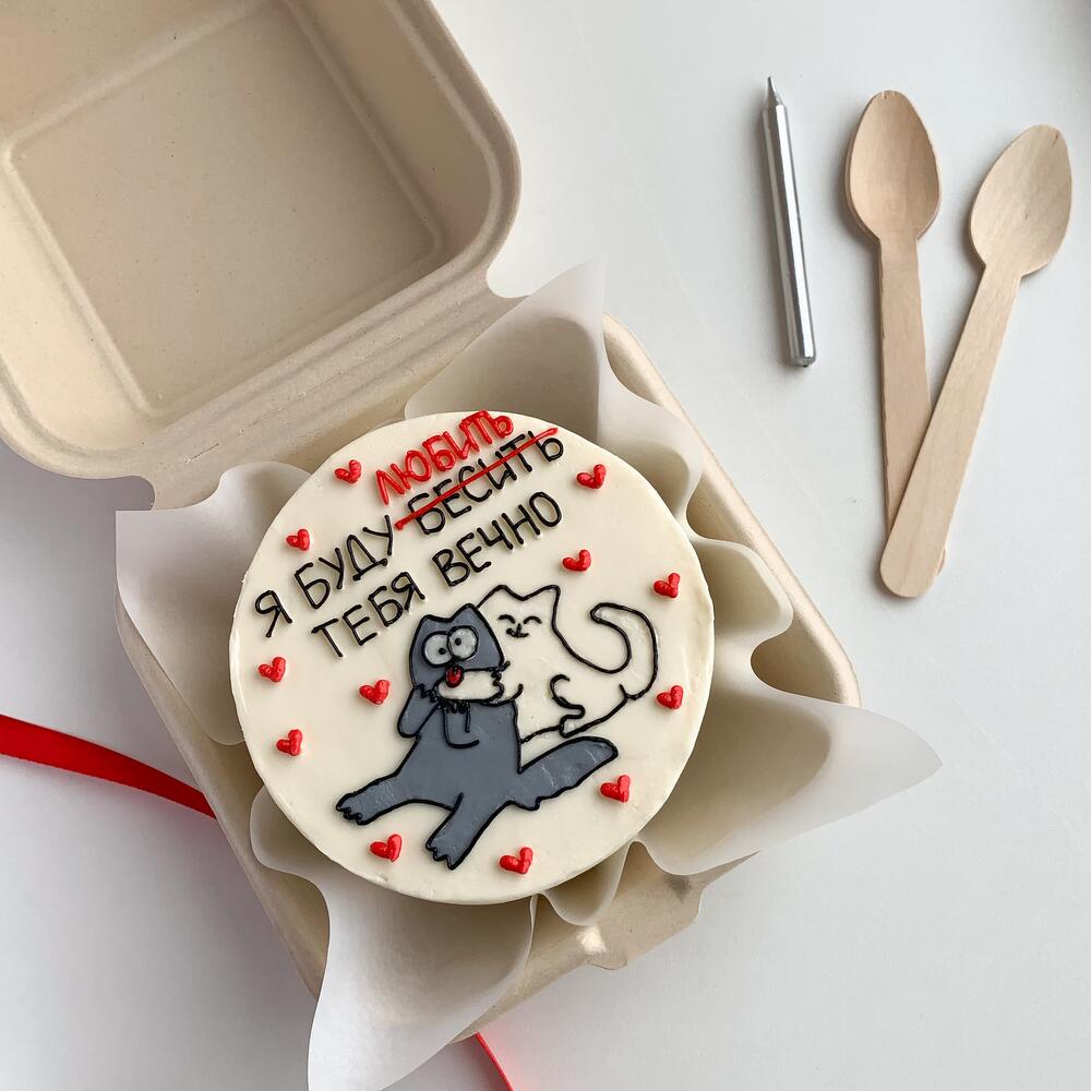 Бенто торт для мужа/парня любить-бесить