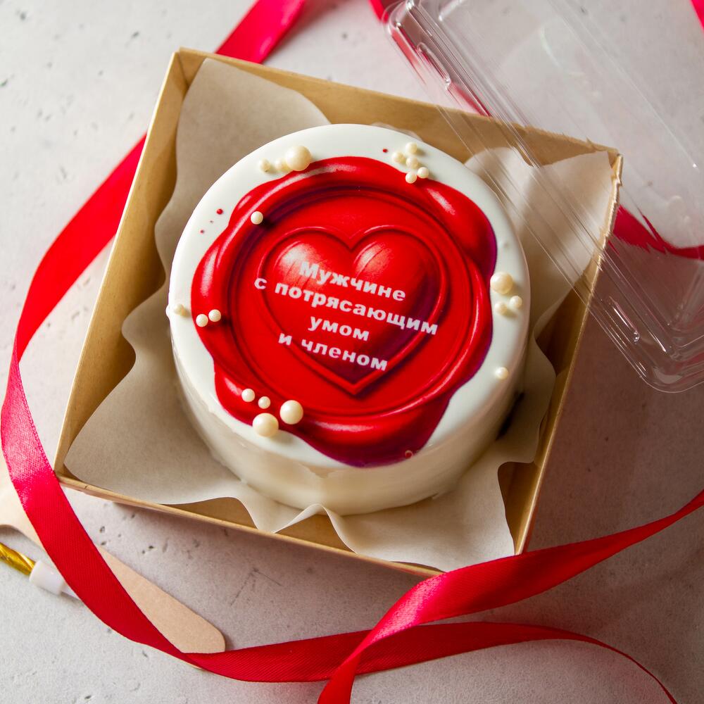 Бенто торт для мужчины с потрясающим умом и членом