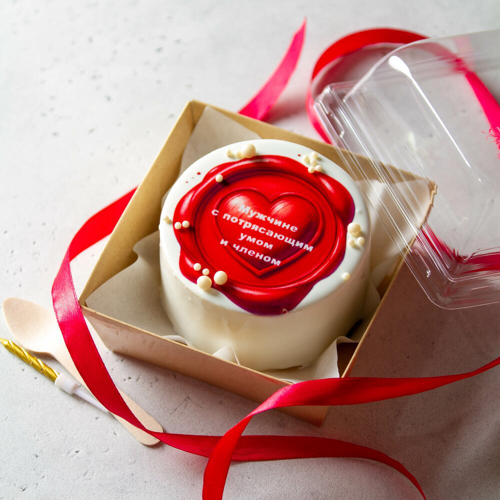 Бенто торт для мужчины с потрясающим умом и членом