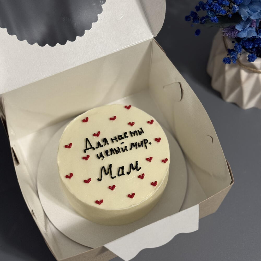 Бенто торт для нас целый мир мама