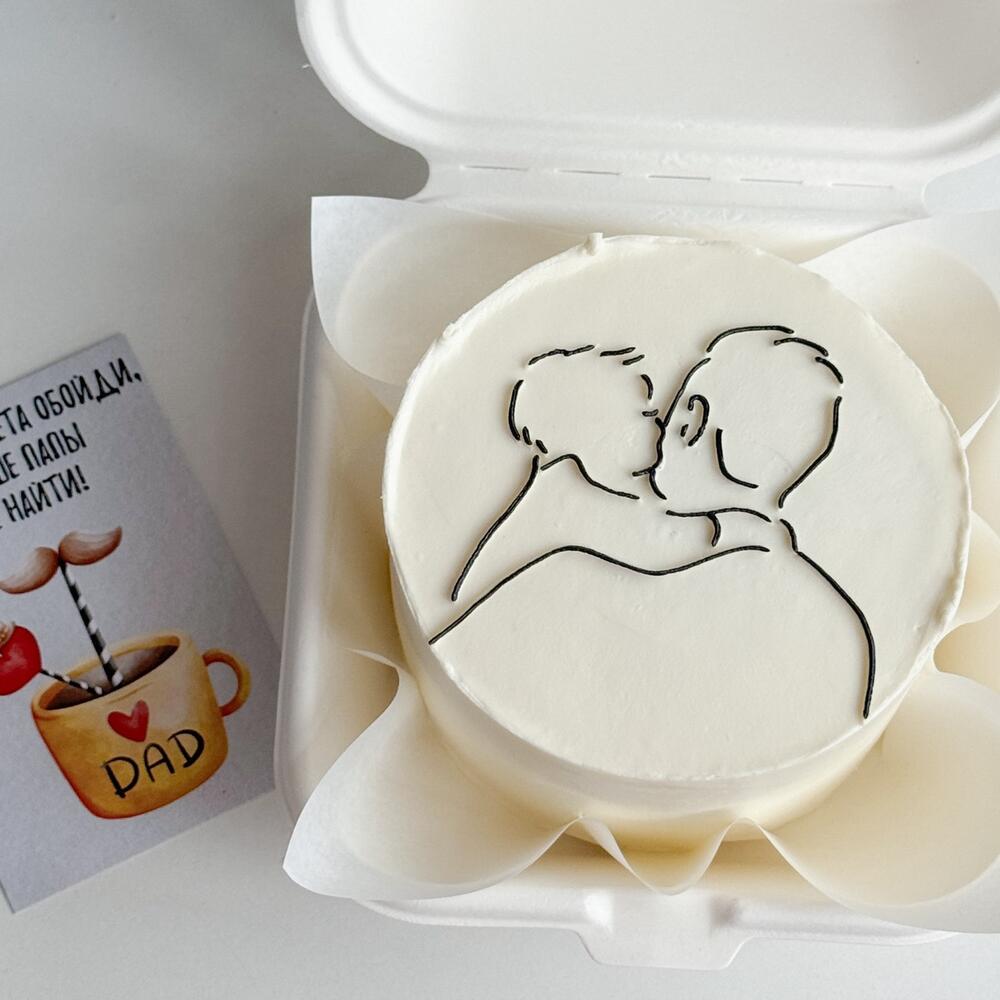 Бенто торт для папы на день отца