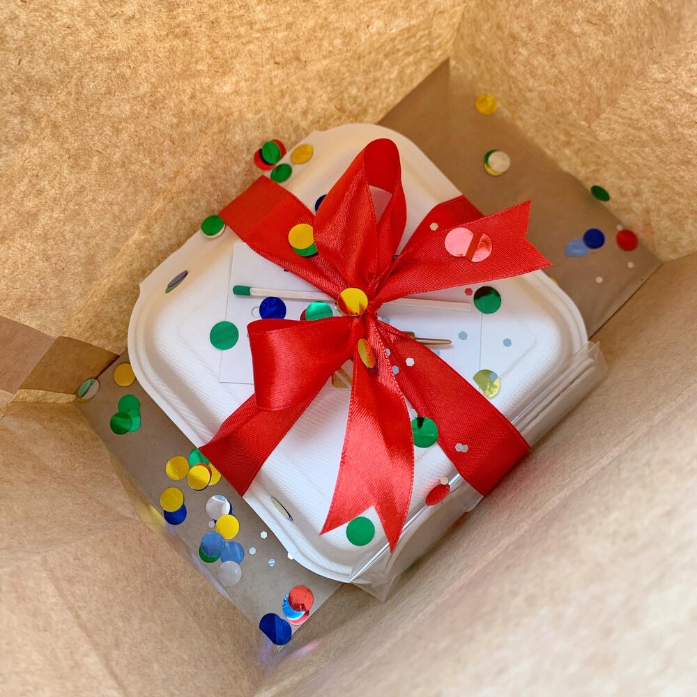 Бенто торт для Папы от дочки «Спасибо, что ты мой папа» с картинкой