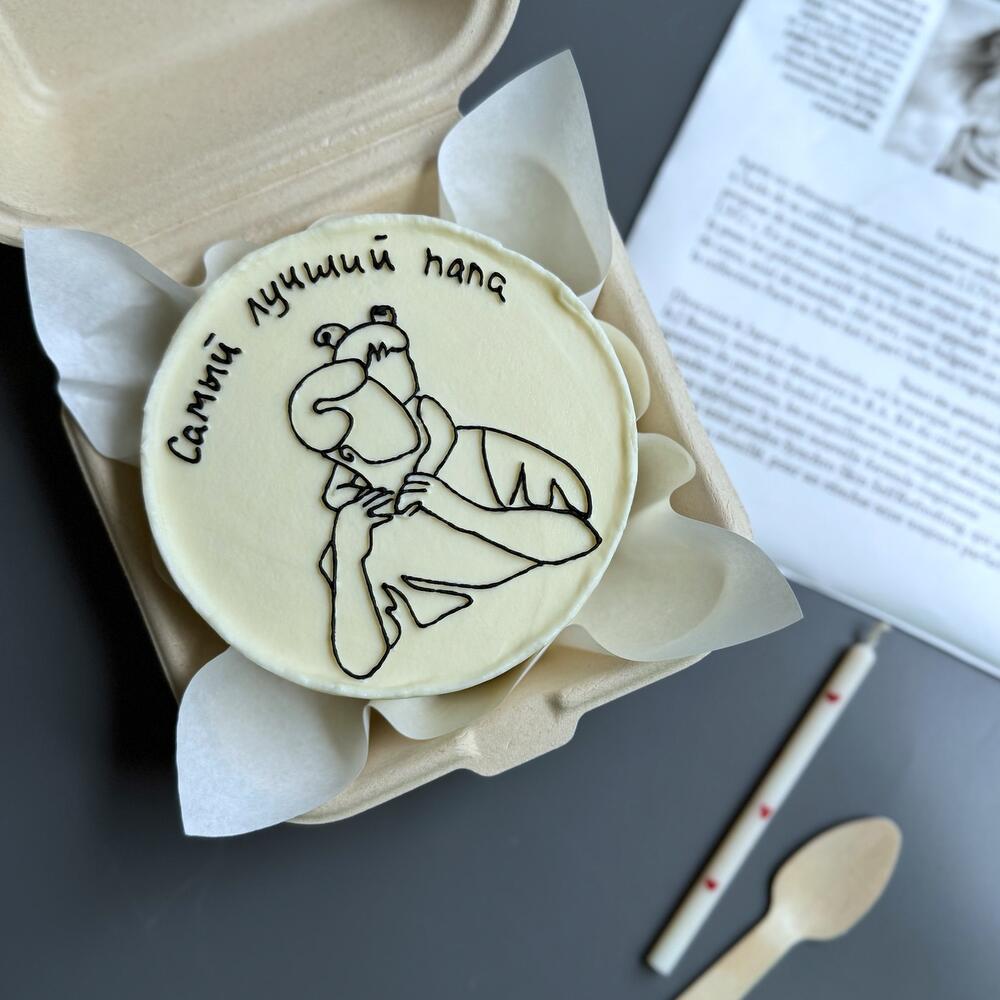 Бенто торт для папы «Самый лучший папа»