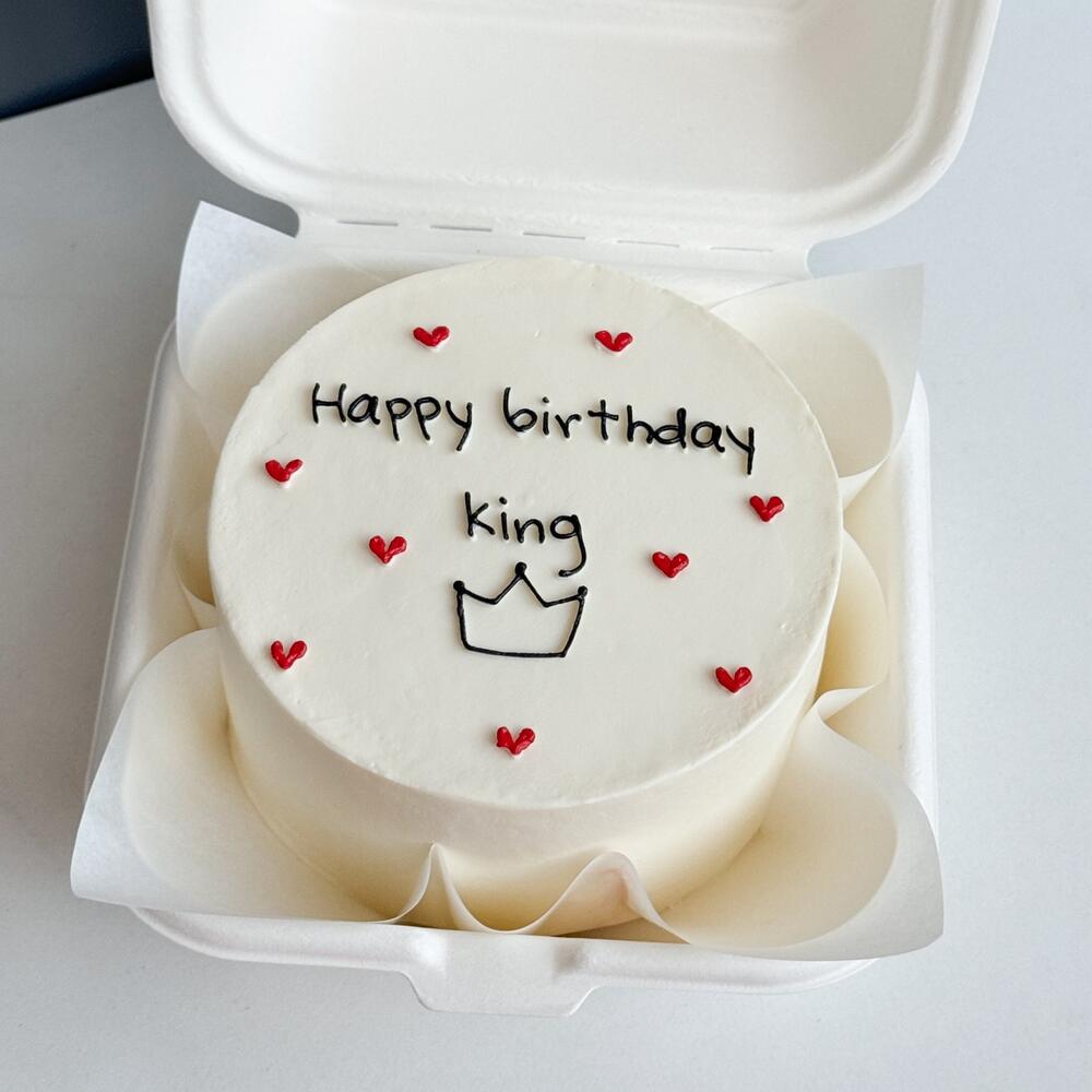 Бенто торт для парня, мужа, любимого «happy birthday king
