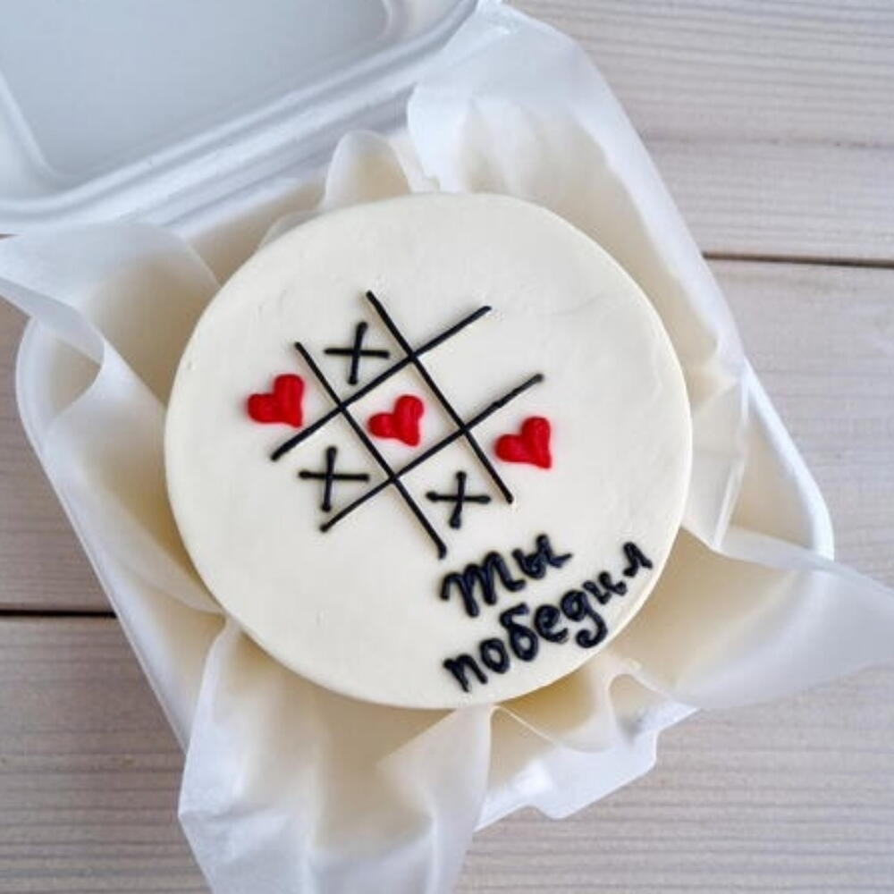 Бенто торт для парня/мужа на 14 февраля