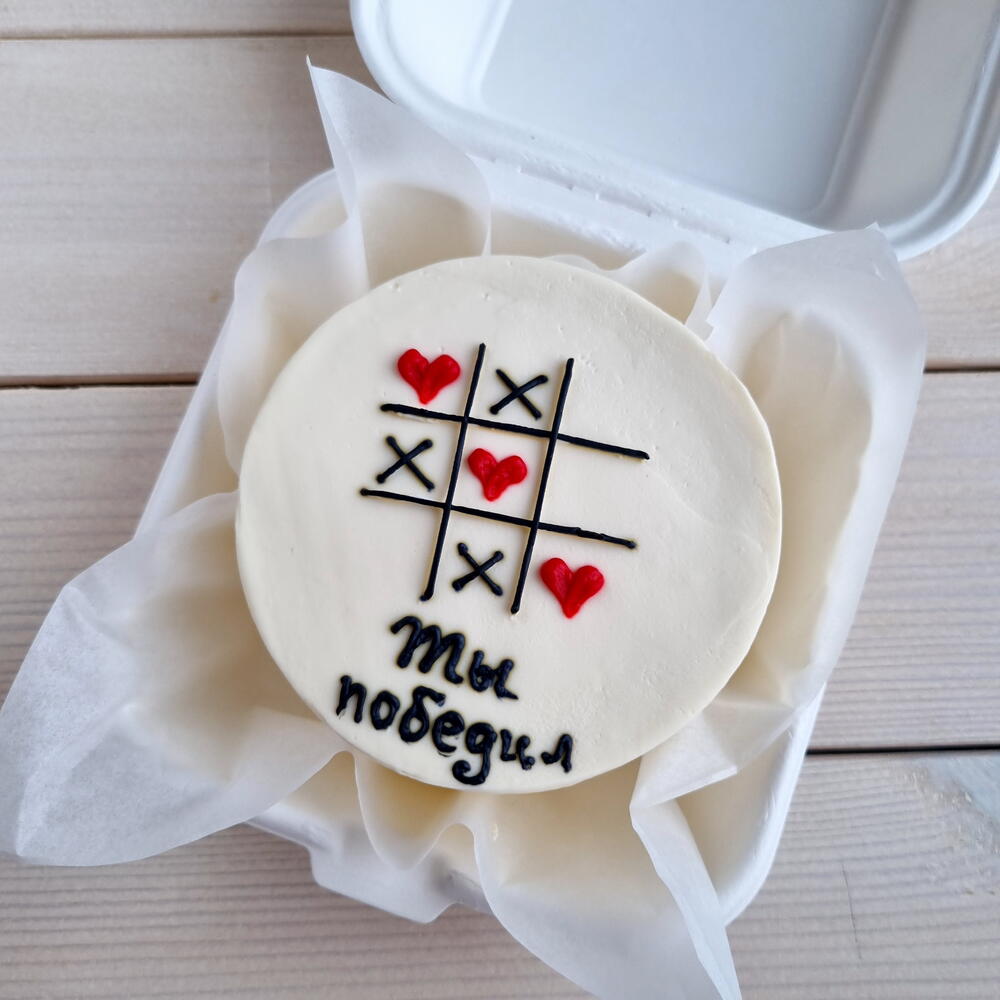 Бенто торт для парня/мужа на 14 февраля