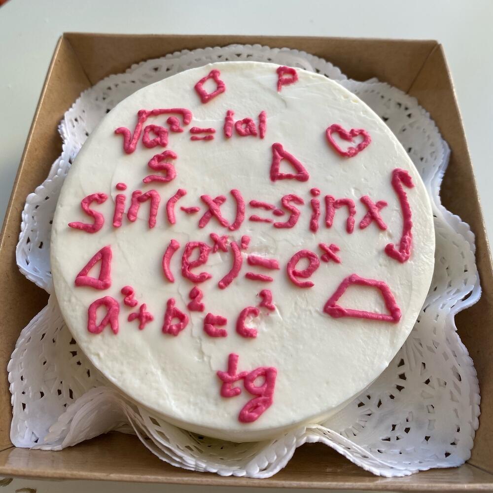 Бенто торт для преподавателя