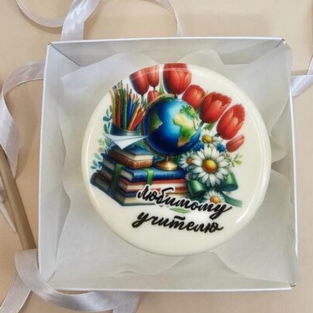 Бенто торт для преподавателя "Любимому учителю"