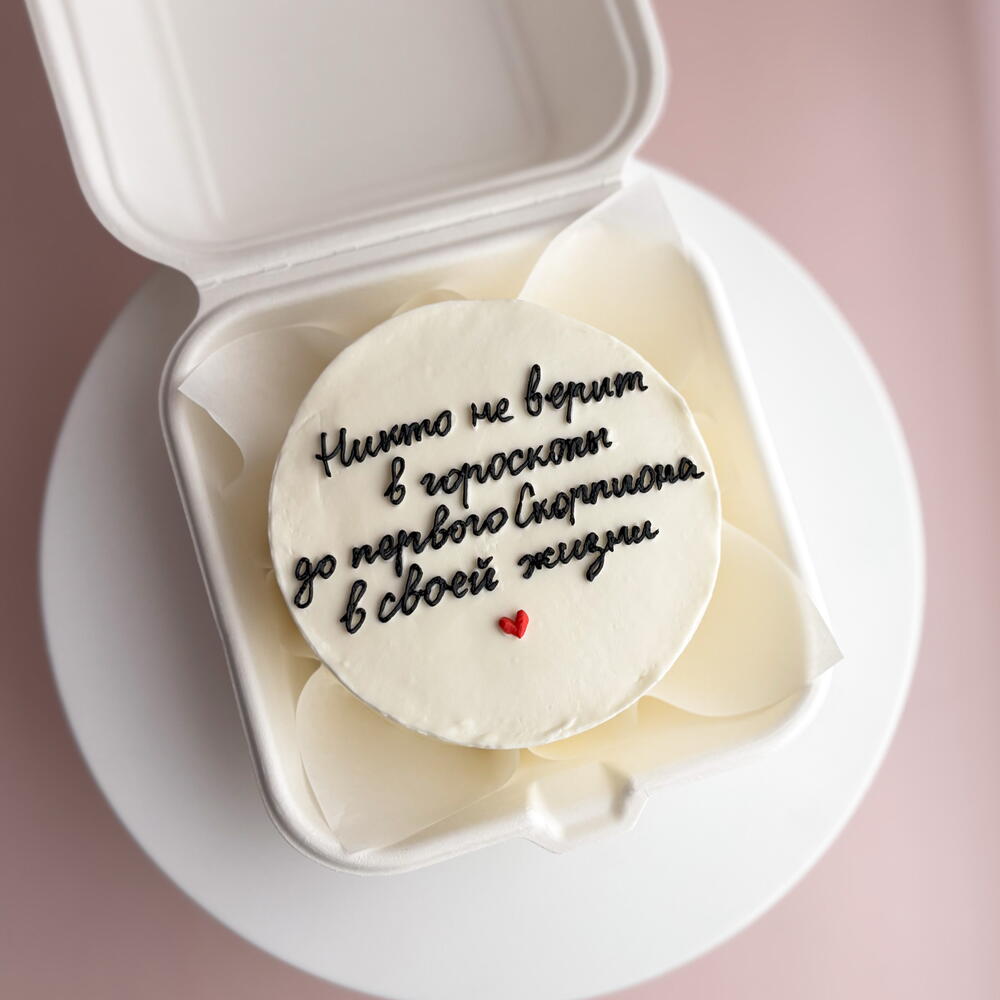 Бенто торт для Скорпиона