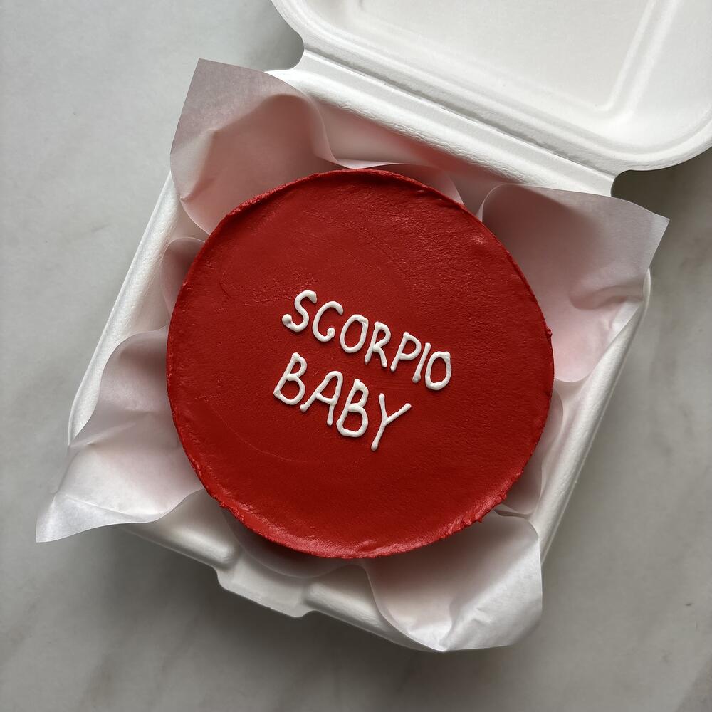 Бенто-торт для скорпиона scorpio baby
