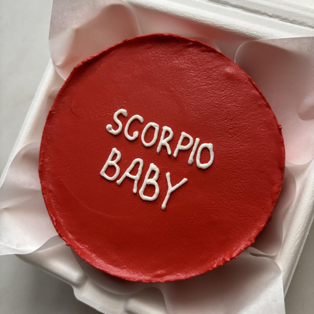 Бенто-торт для скорпиона scorpio baby