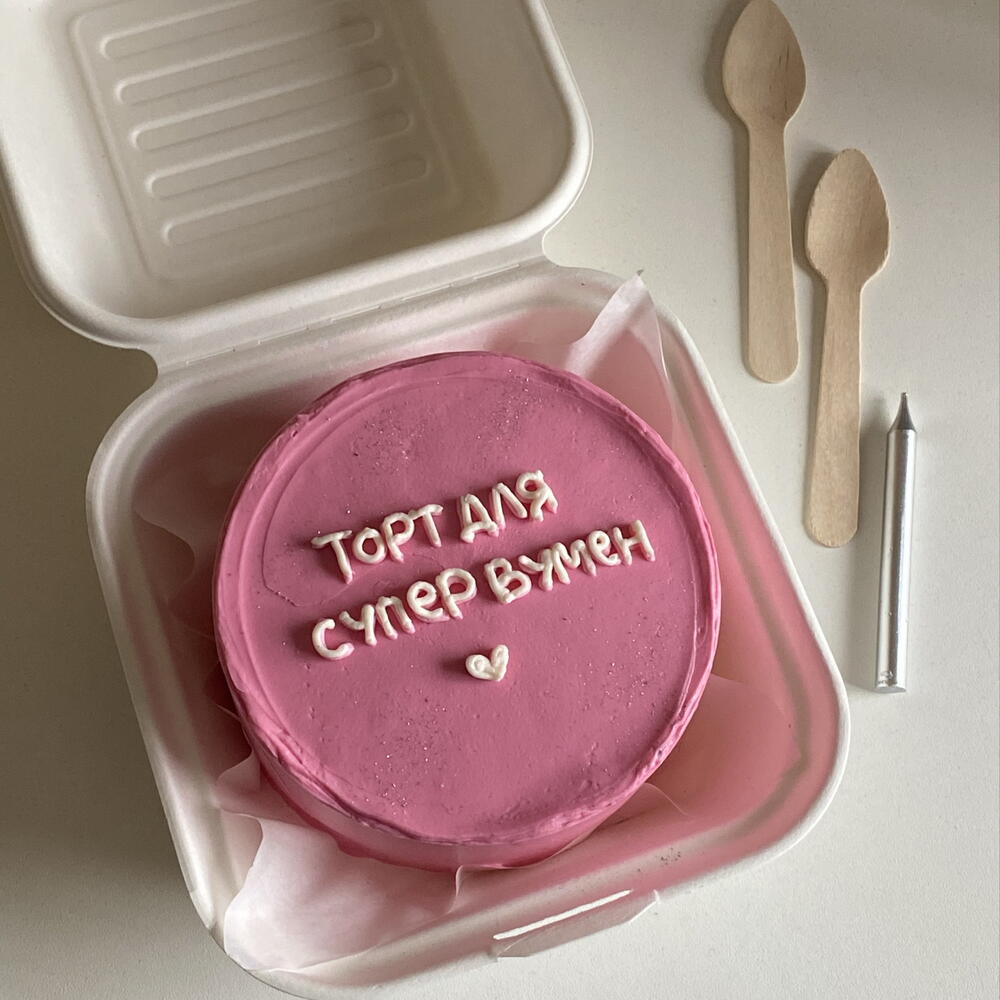 Бенто-торт для супер вумен