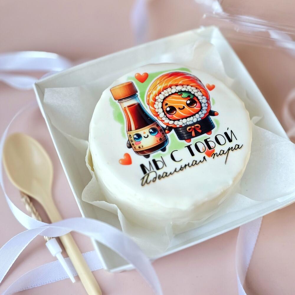 Бенто торт для влюблённых " Идеальная пара"