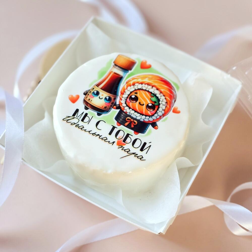 Бенто торт для влюблённых " Идеальная пара"