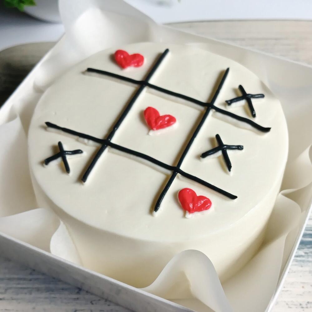 Бенто торт для влюблённых на 14 февраля