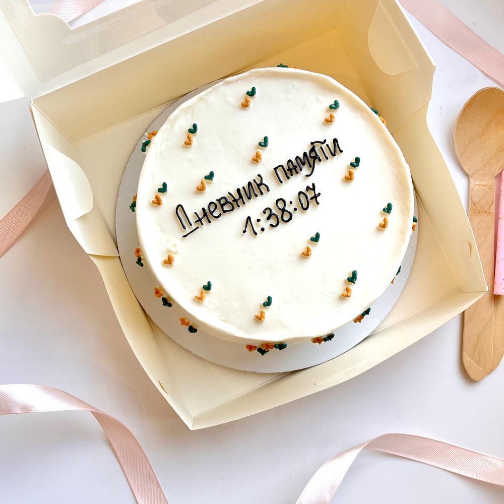 Бенто торт «дневник памяти» для девушки/парня/мужа/жены