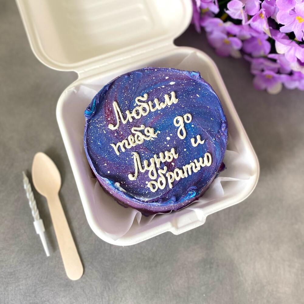 Бенто торт до луны и обратно