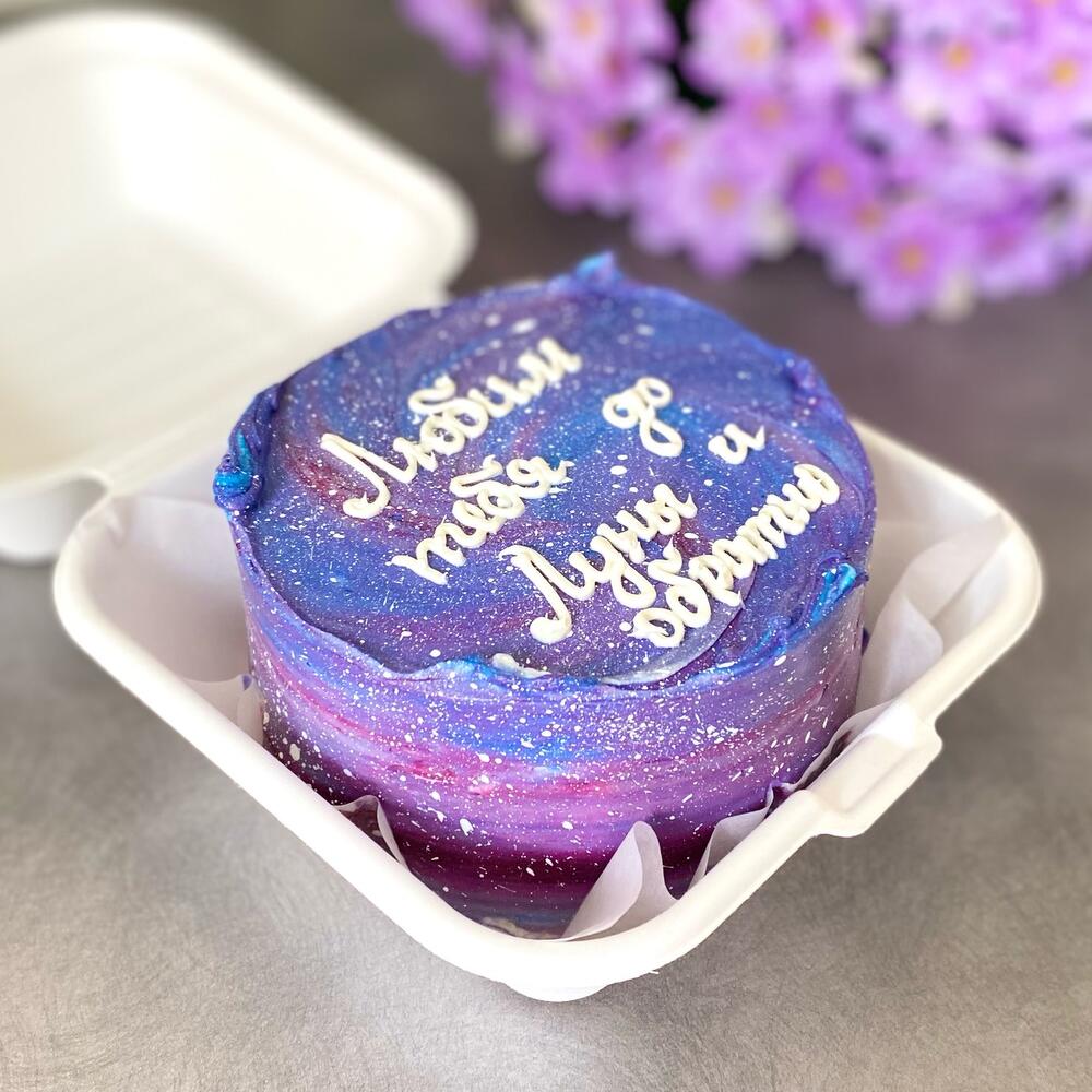 Бенто торт до луны и обратно