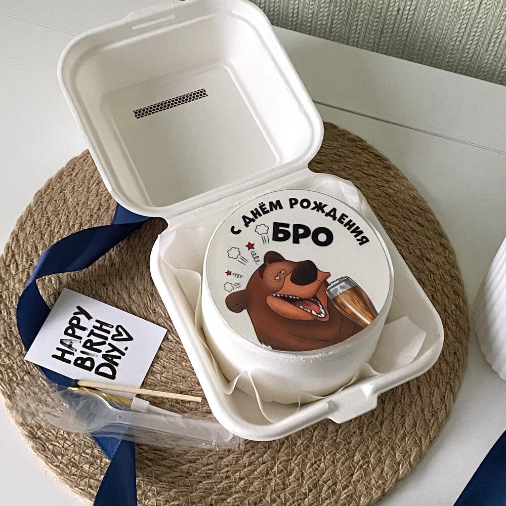 Бенто торт другу на день рождения