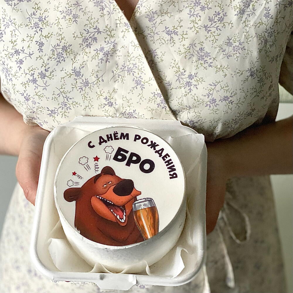 Бенто торт другу на день рождения