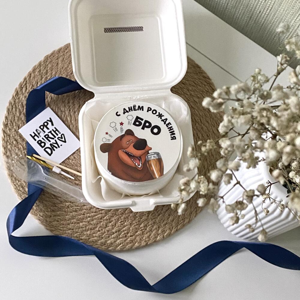 Бенто торт другу на день рождения