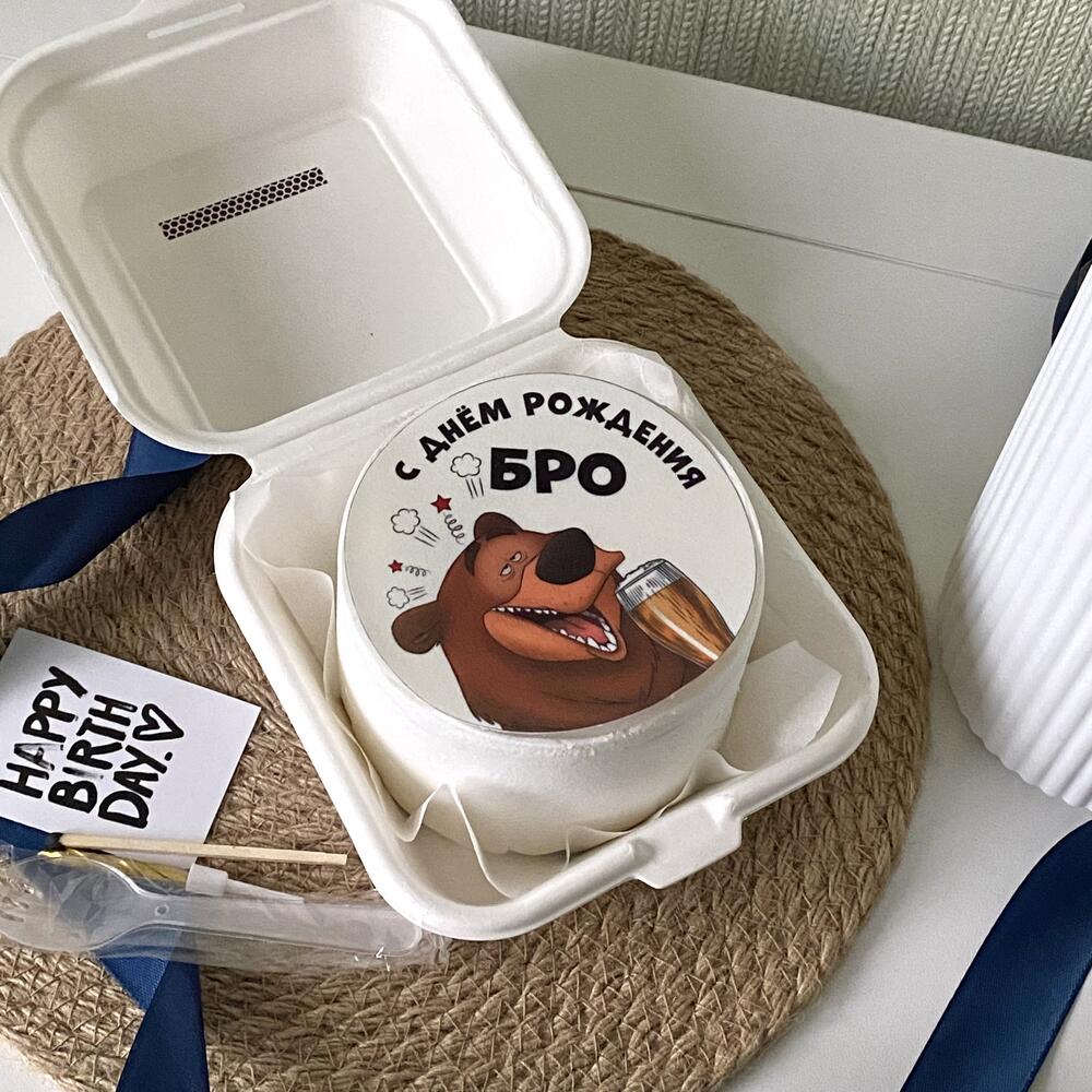 Бенто торт другу на день рождения