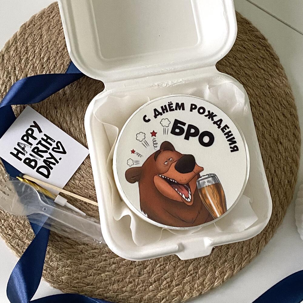 Бенто торт другу на день рождения