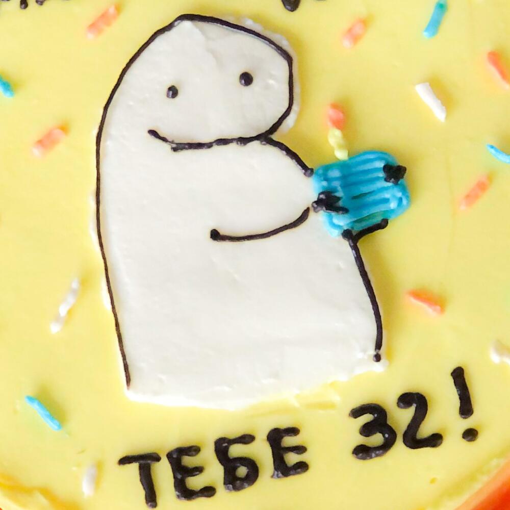 Бенто торт другу, подруге