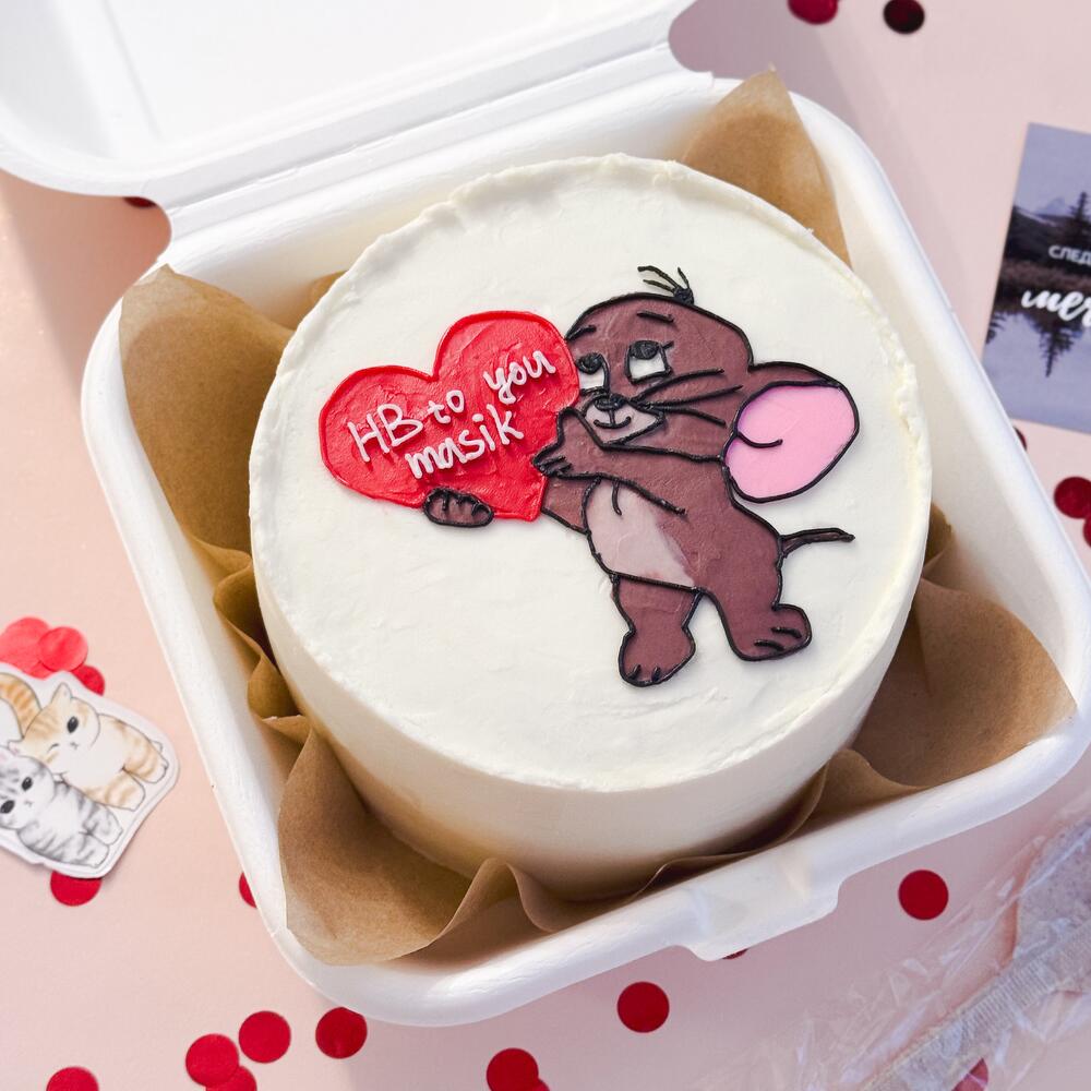 Бенто-торт «Джерри» с Днём Рождения