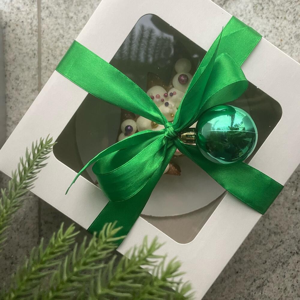 Бенто торт елка (медовые коржи)