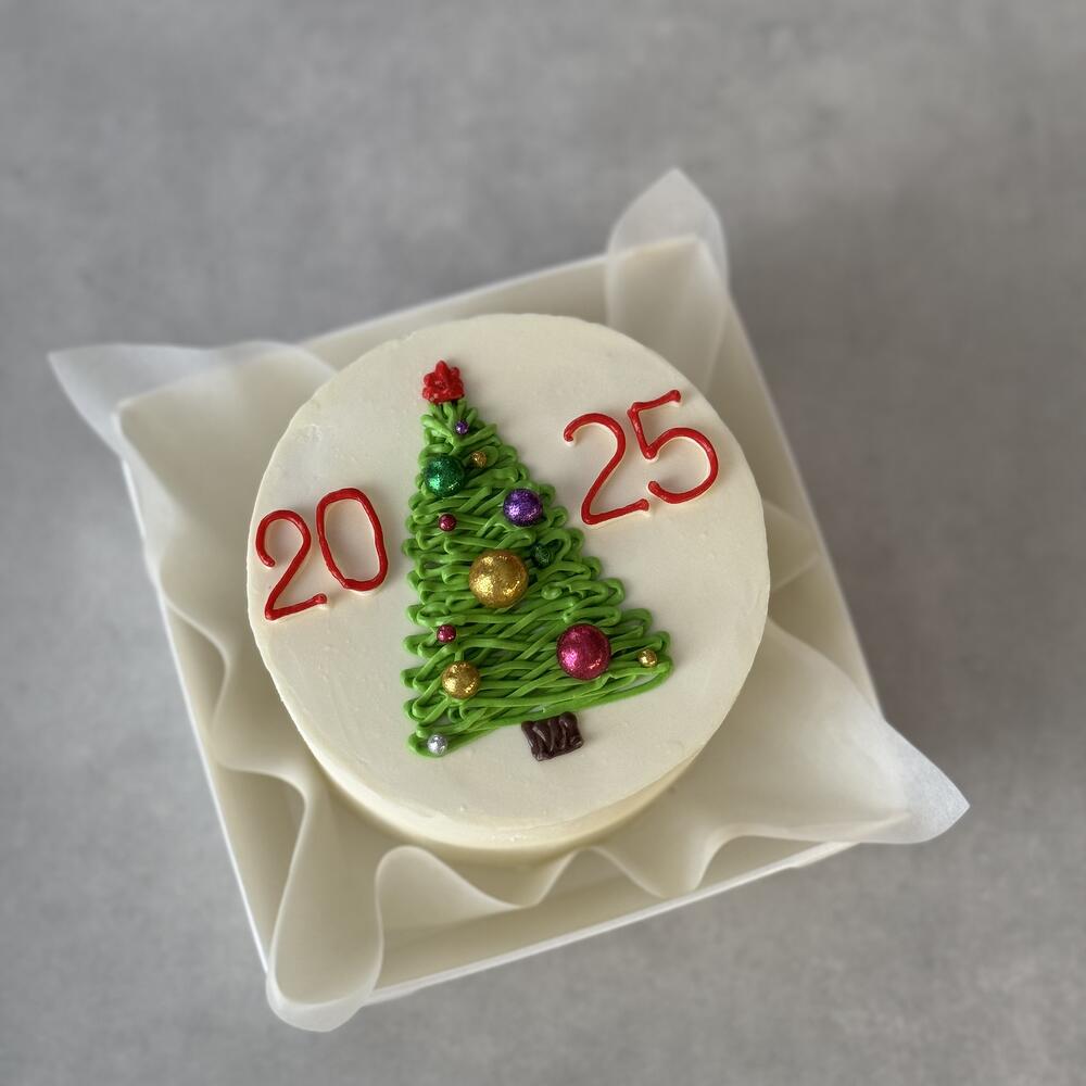 Бенто торт елка новый год